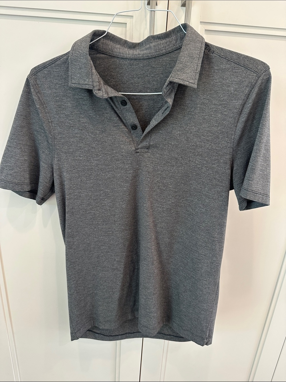 lululemon athletica Men's Heather Gray Polo